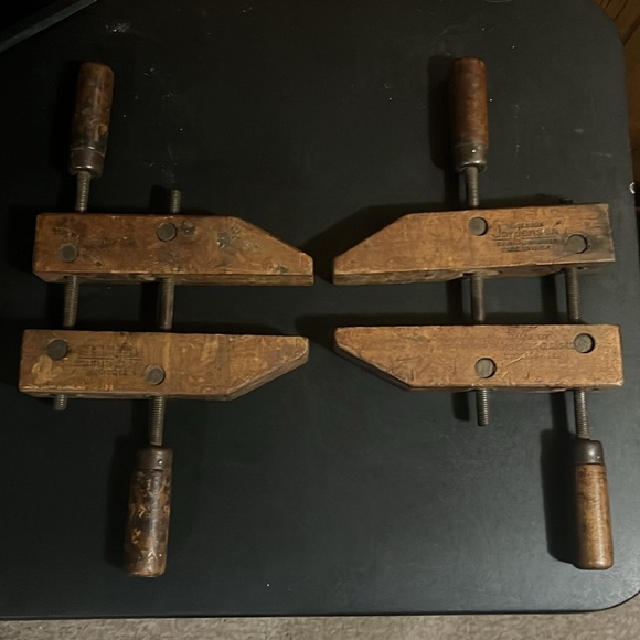 Jorgensen 8”10”12” Adjustable Handscrew Wood Clamp Set, Made In USA - Picture 5 of 9